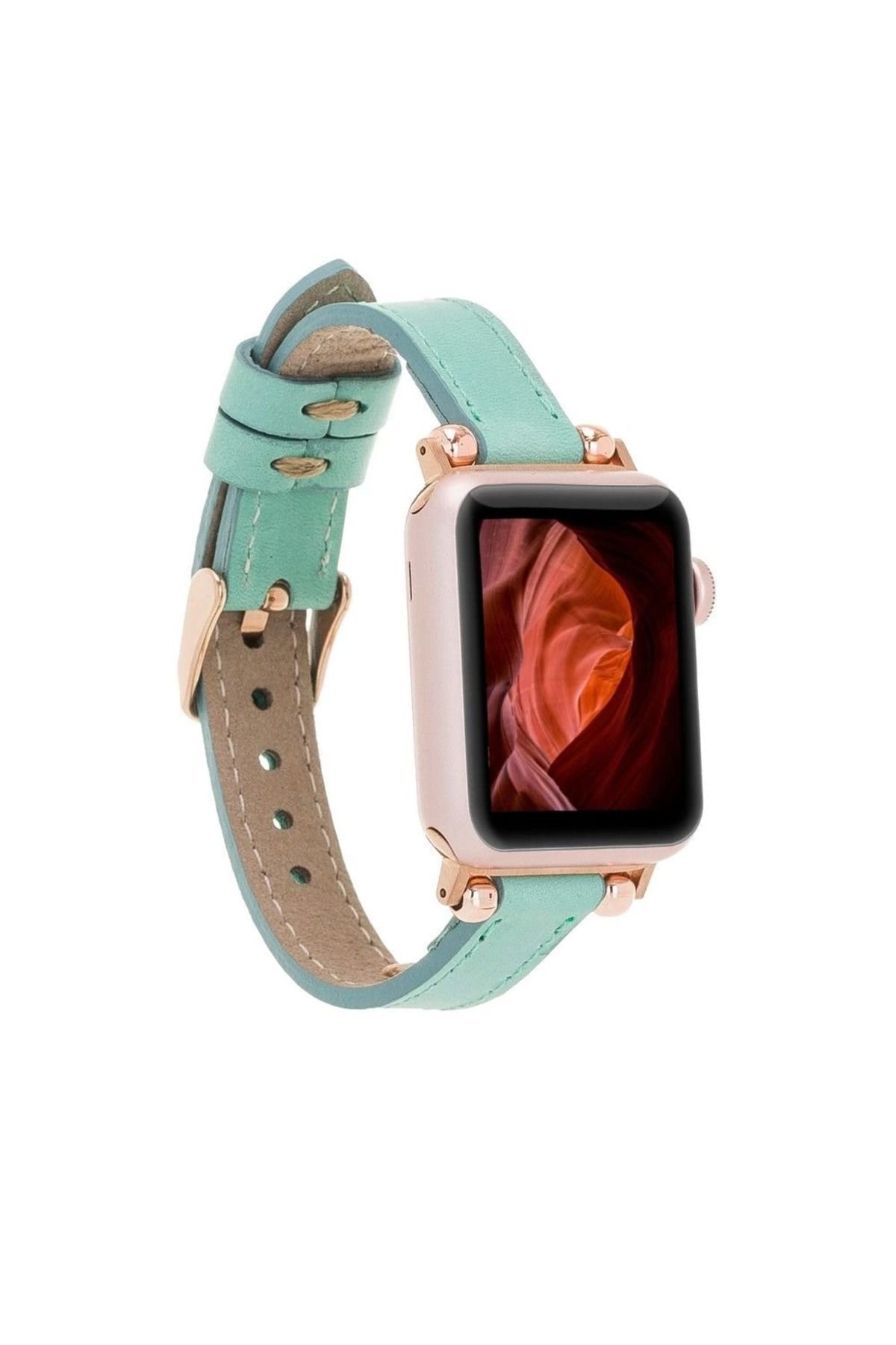 Angoravi Watch Uyumlu Deri Kordon 42-44-45mm Ferro BRN7