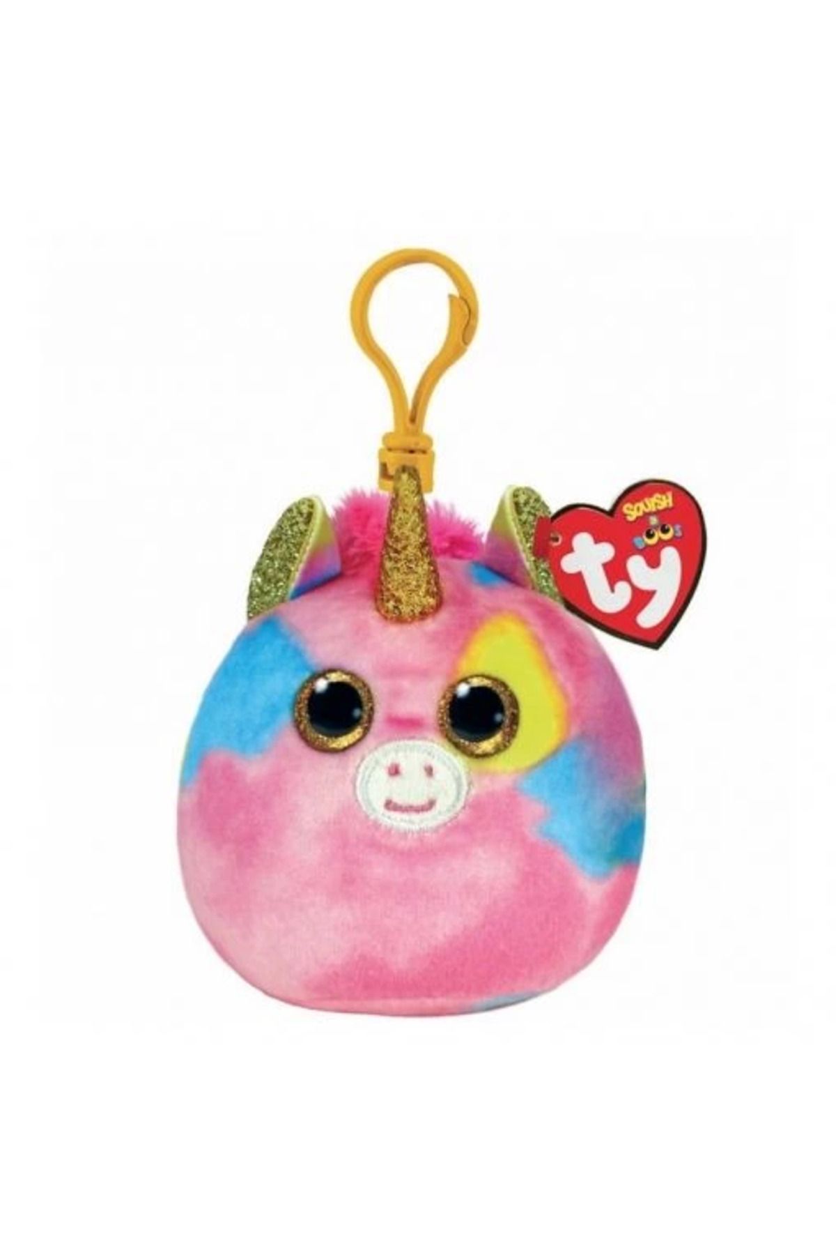 Angoravi Ty Squishy Beanies Peluş Unicorn Anahtarlık Fantasia