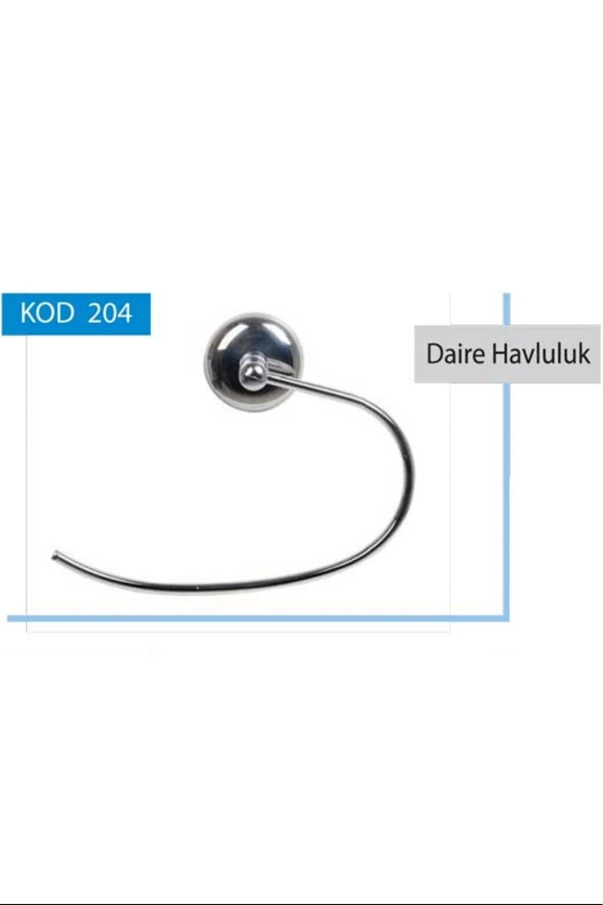 PRATİKOBA Daire Metal Havluluk Royaleks-TAÇ204