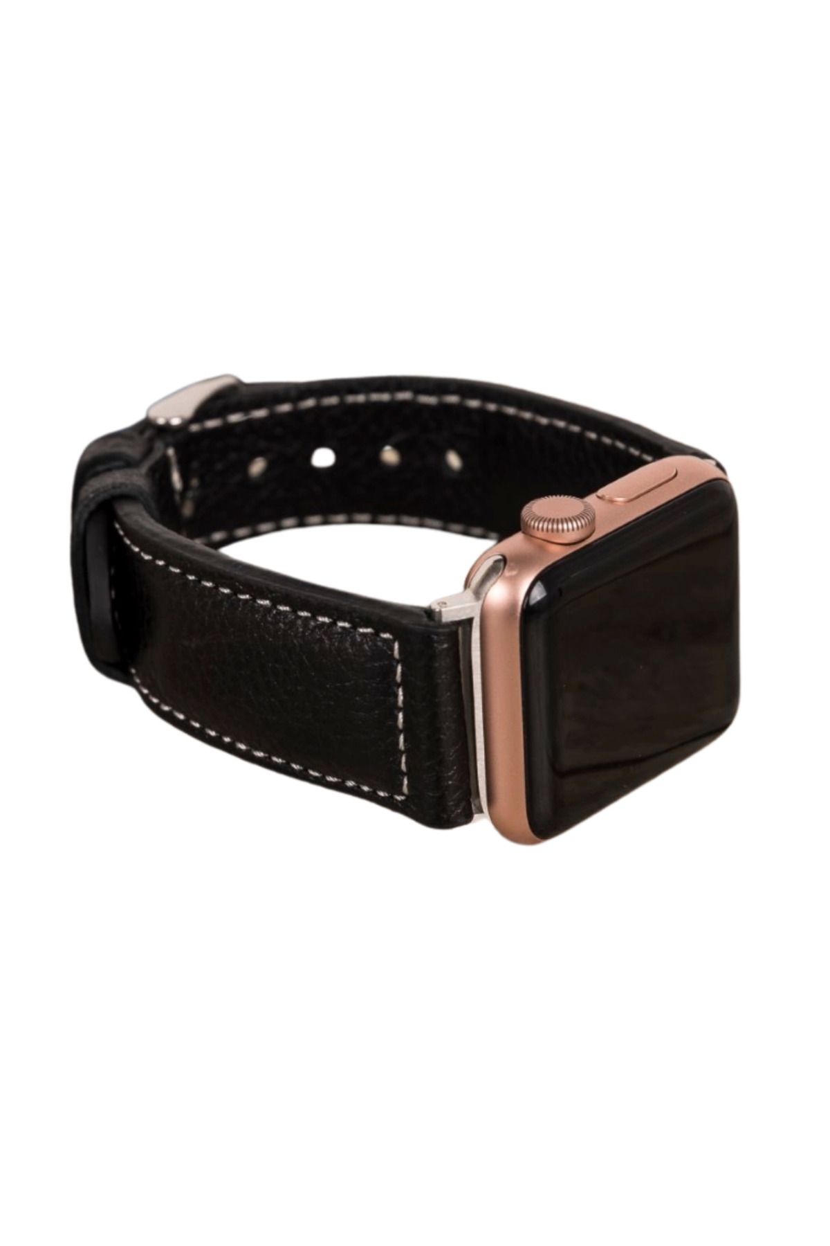 Angoravi Watch Uyumlu Deri Kordon 42-44-45mm NM4-AS1 Siyah