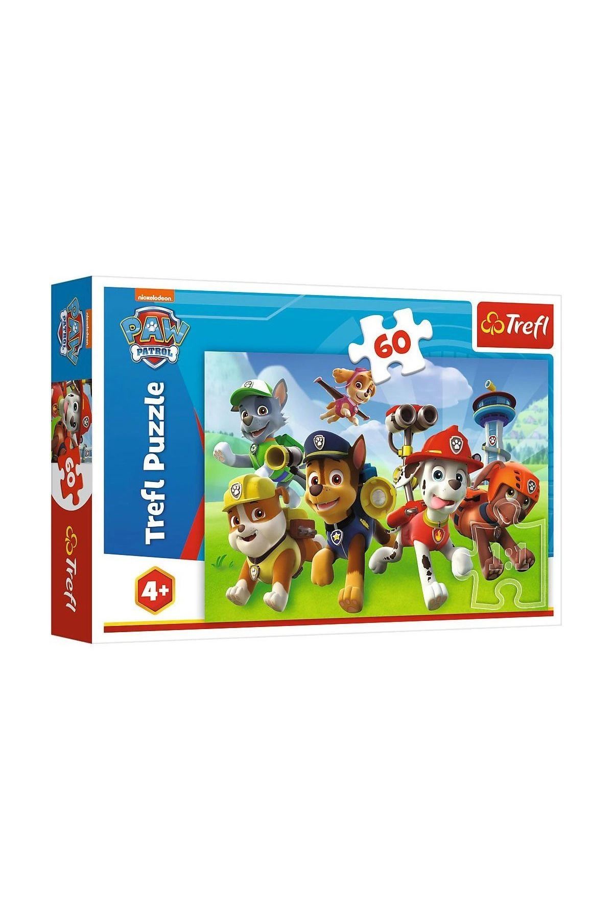 Angoravi PUZZLE-17321 Paw Patrol 60 Parça Puzzle