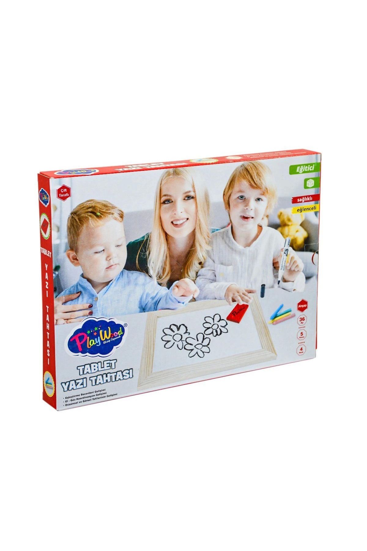 Angoravi ONY-391 Ahşap Tablet Yazı Tahtası -Onyıl