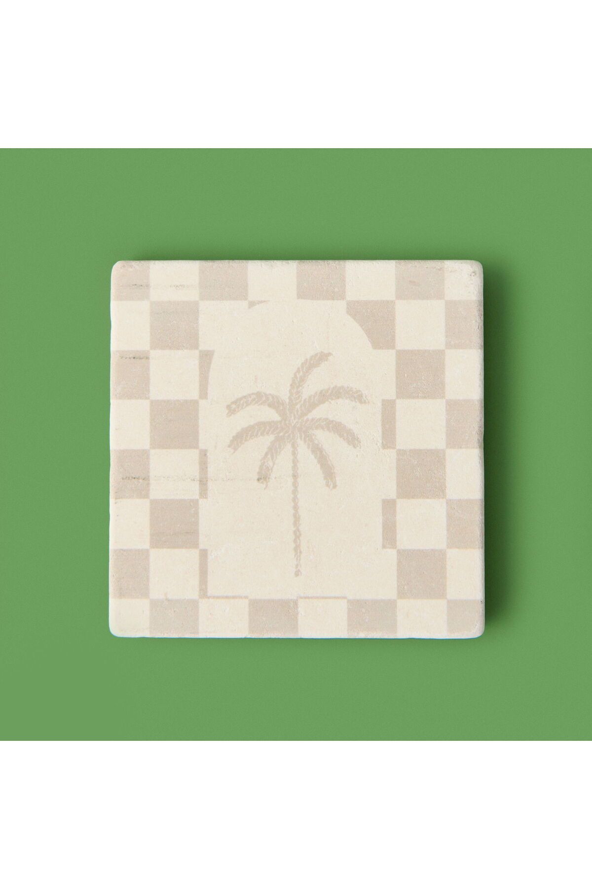 ASPARTAM Kitchen Palm Bardak Altlığı - Renkli - 10 cm