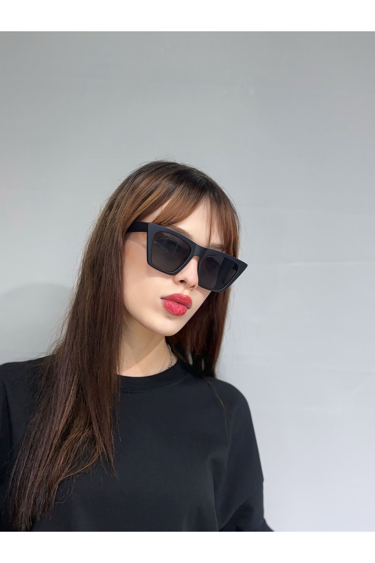 ZELİOR Kadın Cat Eye Köşeli Güneş Gözlüğü