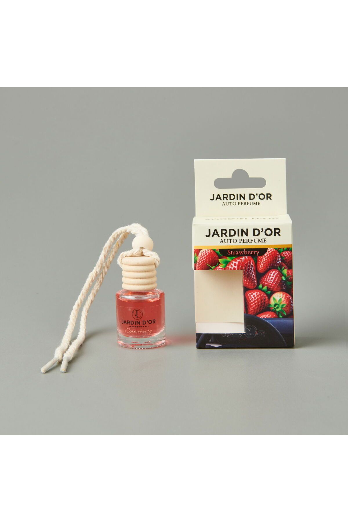 ASPARTAM Jardinn D'or Strawberry Araba Kokusu - Şeffaf - 8 ml
