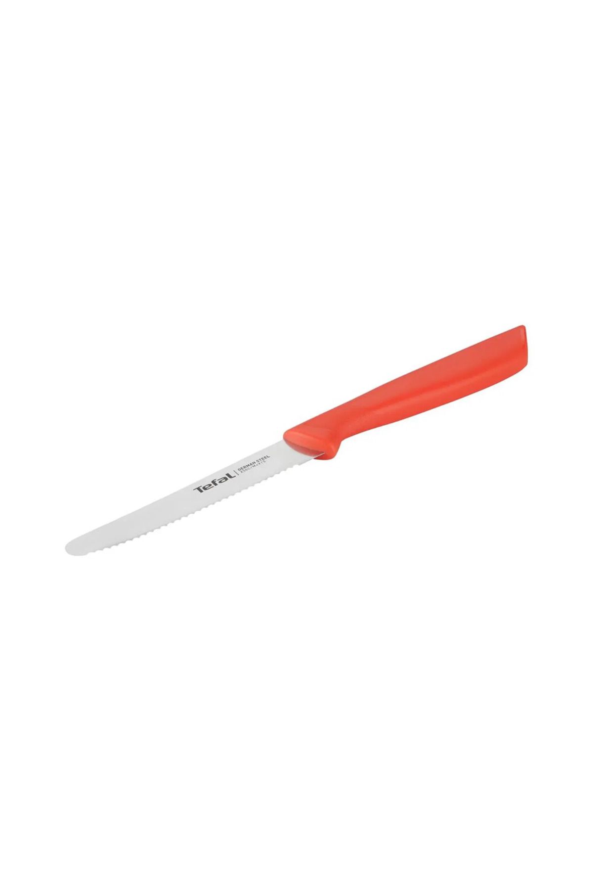 ASPARTAM Tırtıklı Çok Amaçlı Bıçak - Kırmızı / Gri - 10 cm