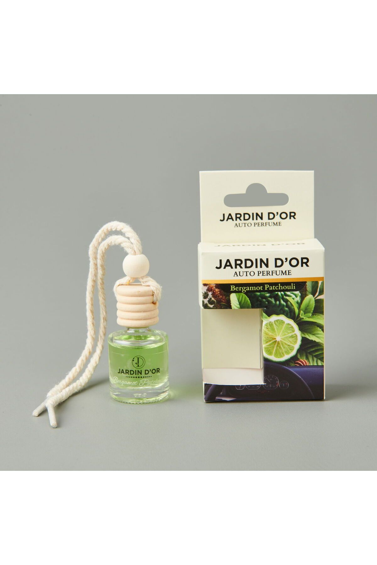 ASPARTAM Jardinn D'or Bergamot Paçuli Araba Kokusu - Şeffaf - 8 ml