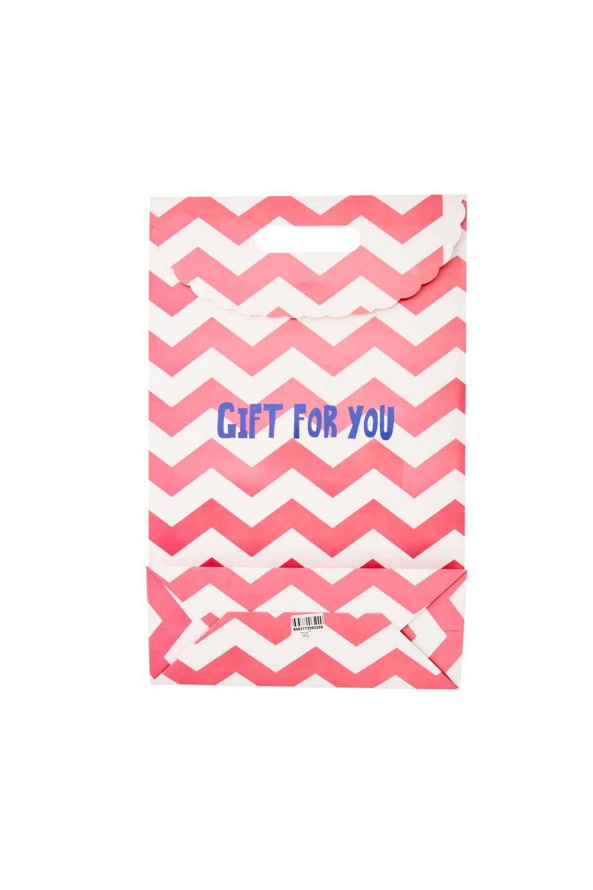 ASPARTAM 4Nioo Gift For You Fiyonklu Karton Çanta - Pembe - 38x25 cm
