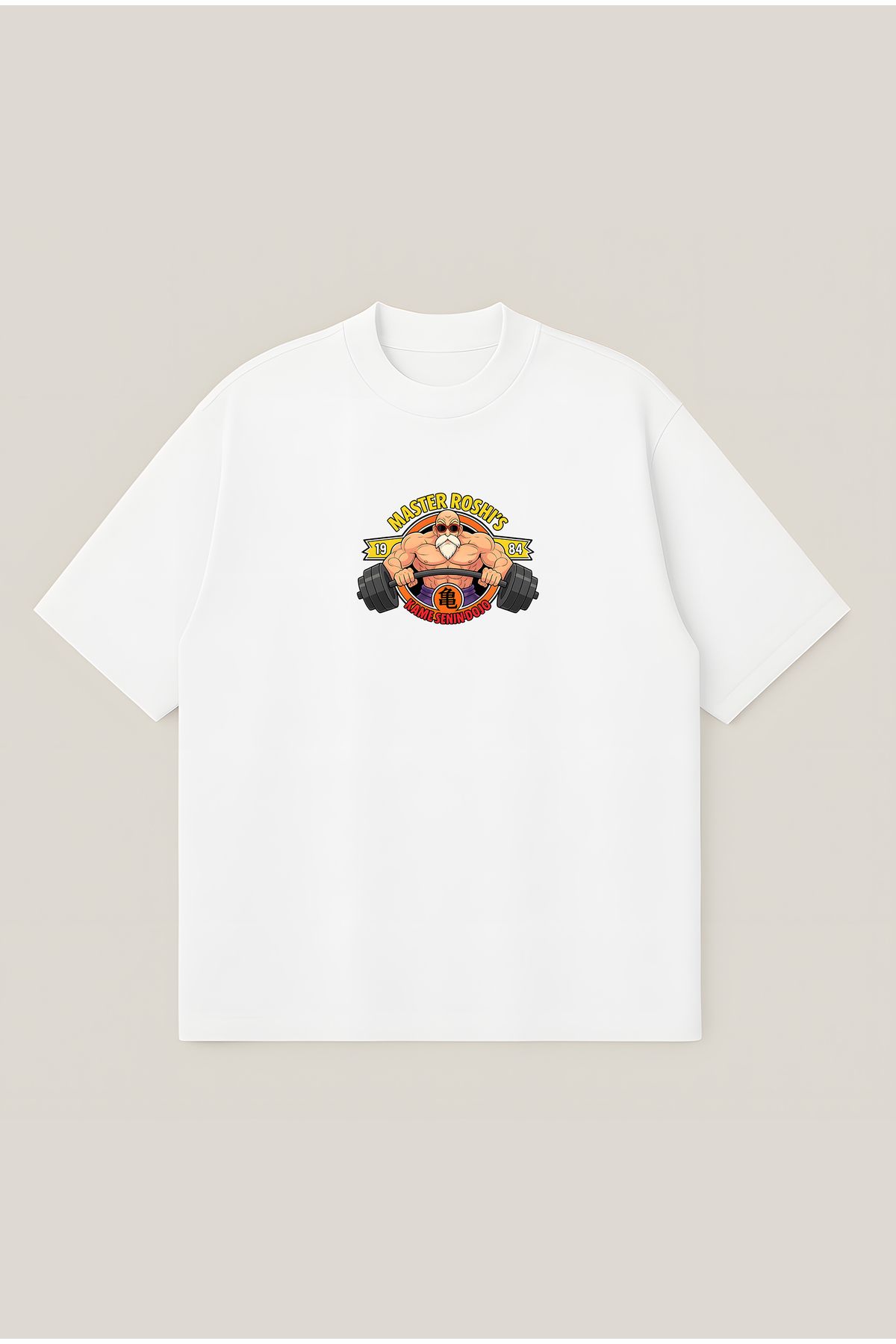 Moon Dancer Master Rochi Unisex Oversize Baskılı Boxy Fit Kalın Kumaşlı T-shirt