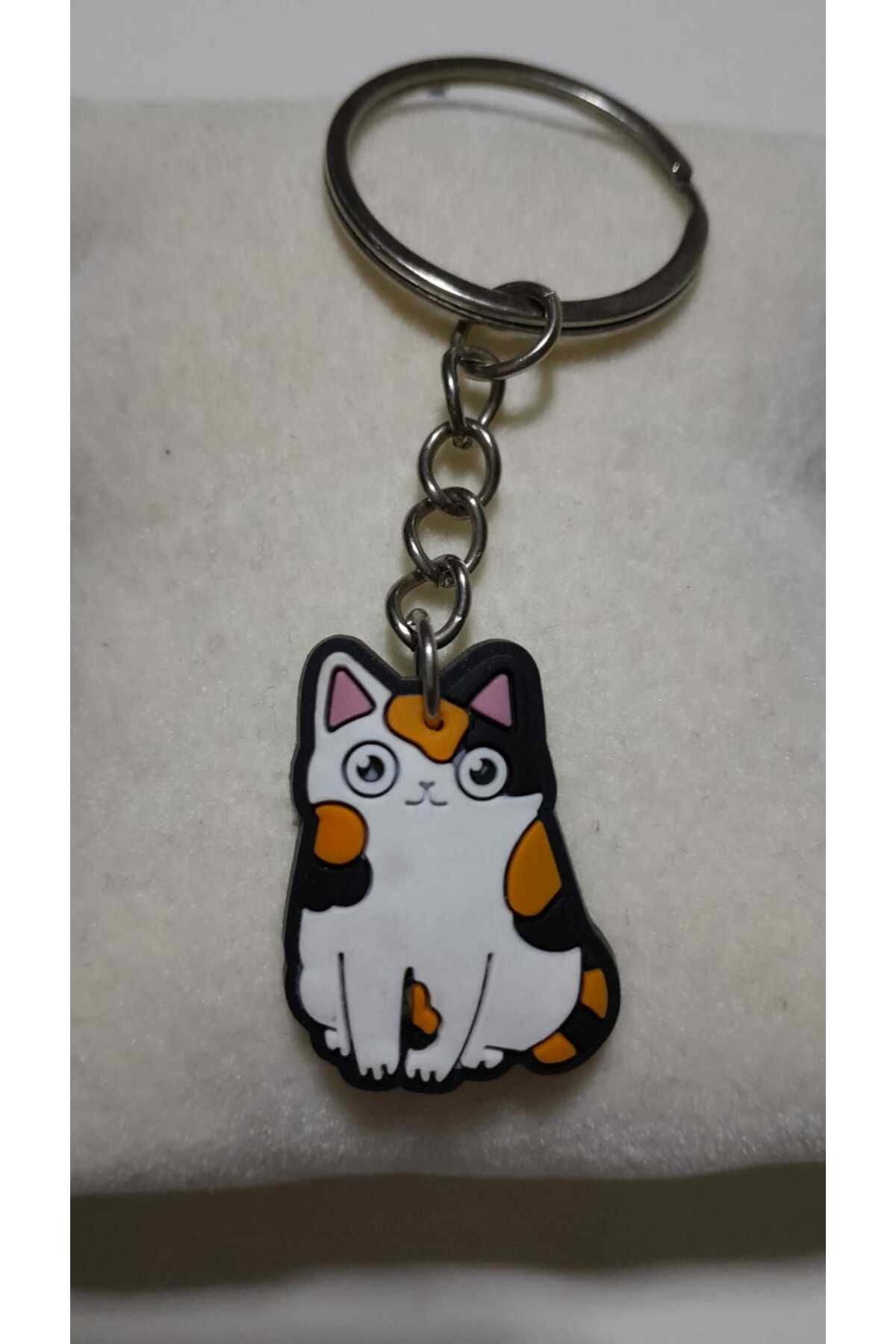 FDCOLLECTİON KEDİ FİGÜRLÜ Anahtarlık Ve Çanta Süsü
