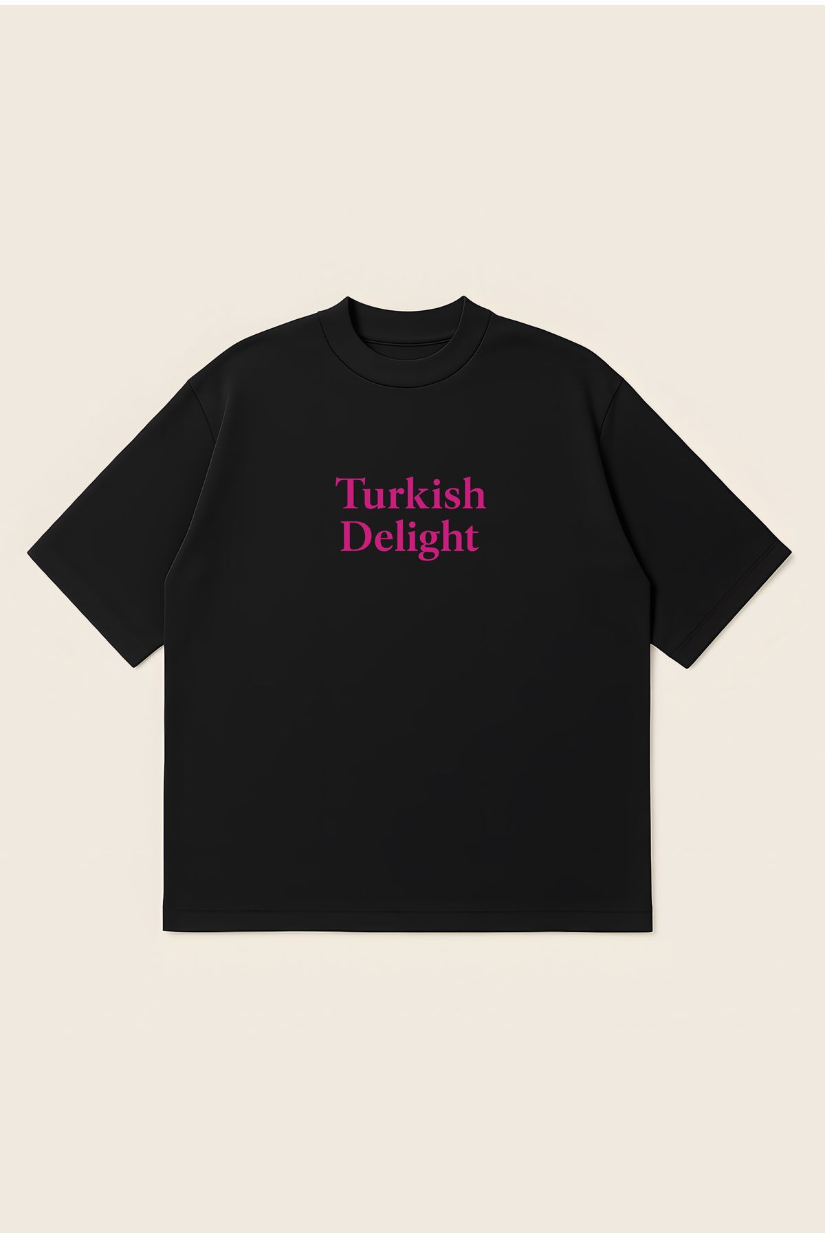 Moon Dancer Turkish Delight Unisex Oversize Baskılı Boxy Fit Kalın Kumaşlı T-shirt