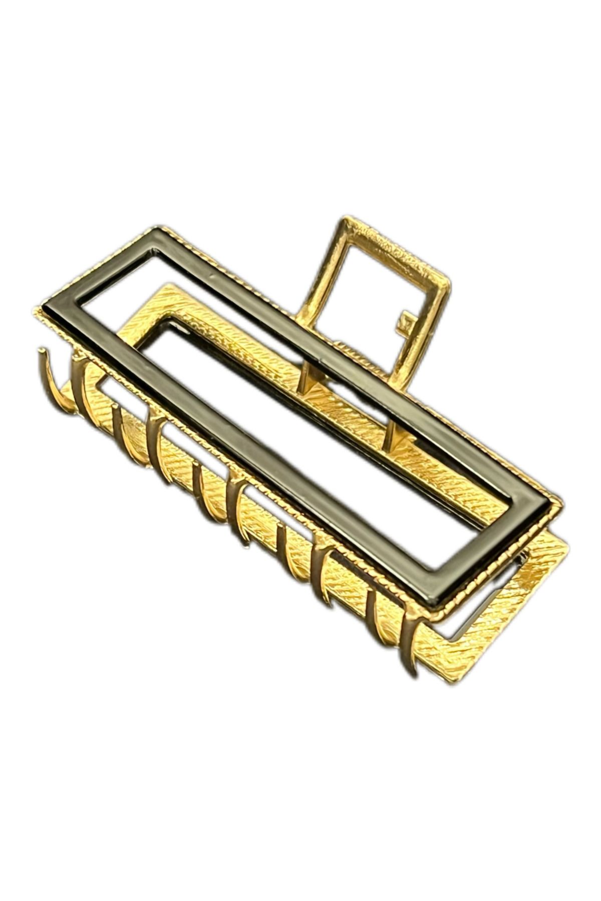 Ayse Jewels Altın ve Siyah Renk Metal Mandal Toka