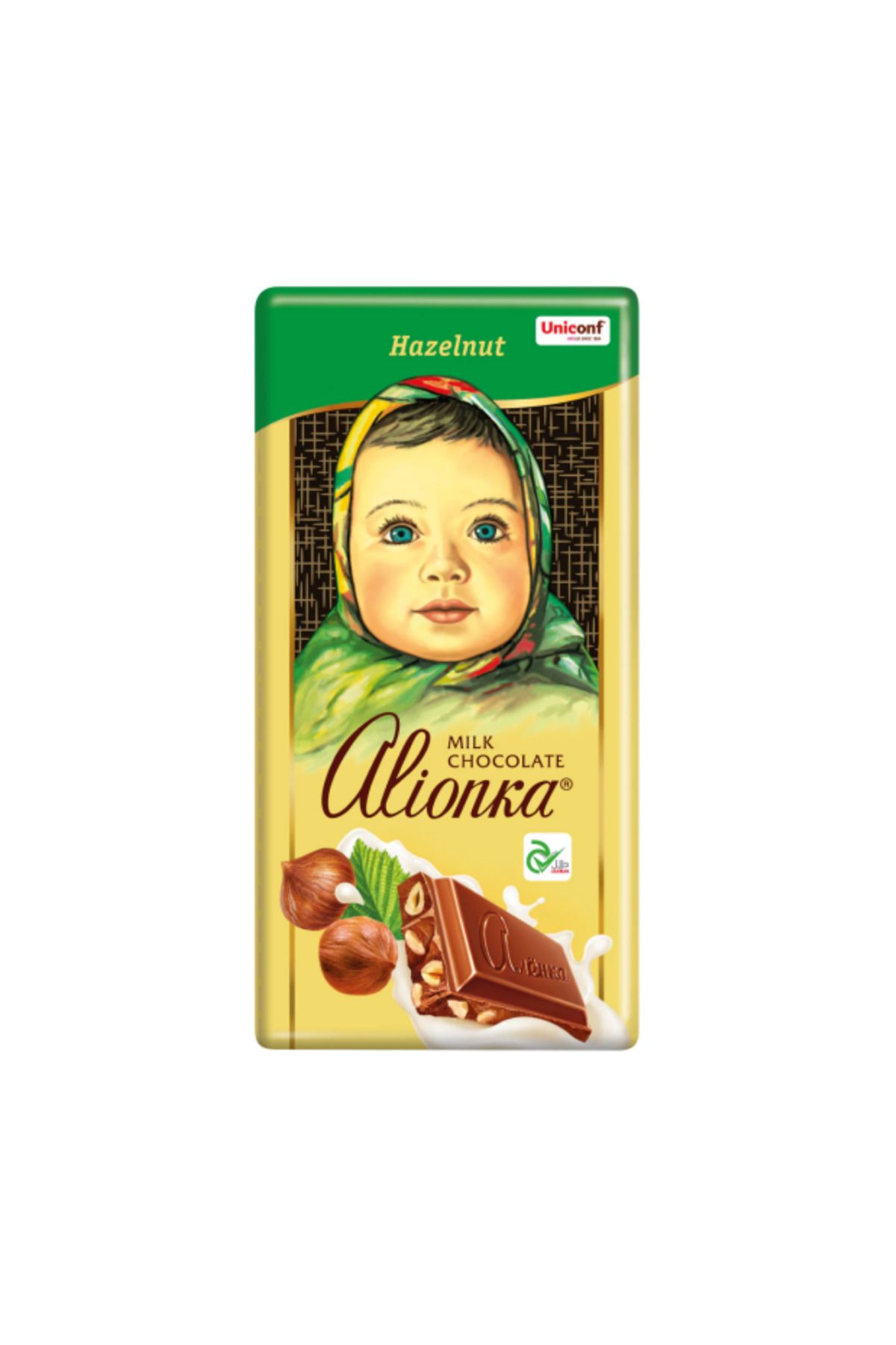Alenka Alionka (Alenka) Milk Chocolate with Hazelnut 90g