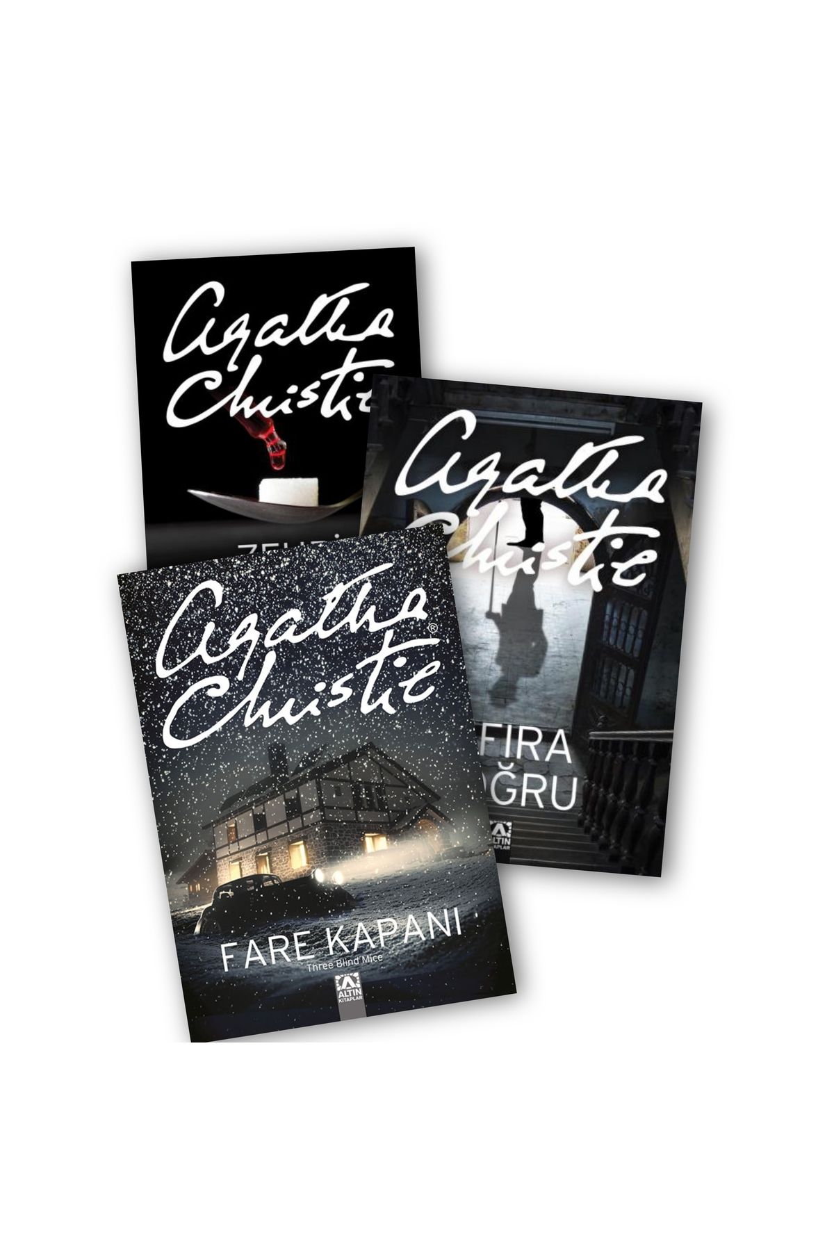 Altın Kitaplar Müfettiş Battle Zehri Kim Verdi - Sıfıra Doğru -Fare Kapanı Agatha Christie