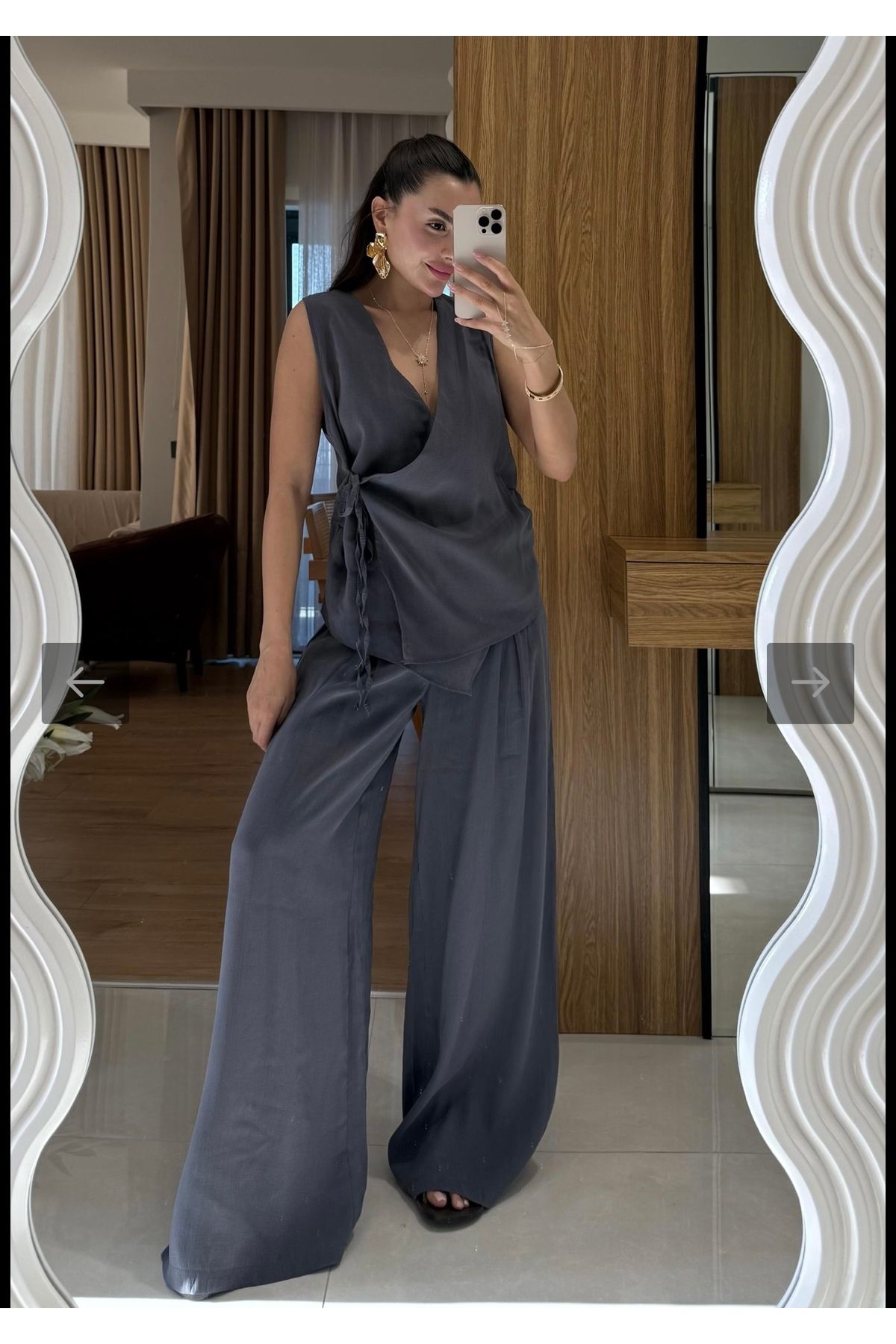 GLAM Pantolon Yelek Takım