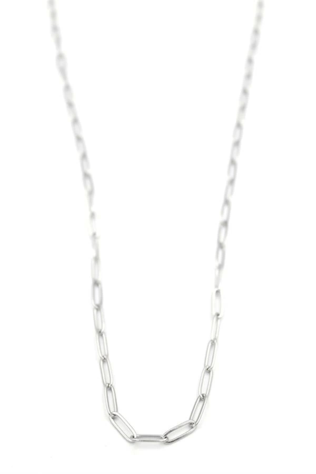 PRATİKOBA Zincir Kolye - 60 cm - Gümüş