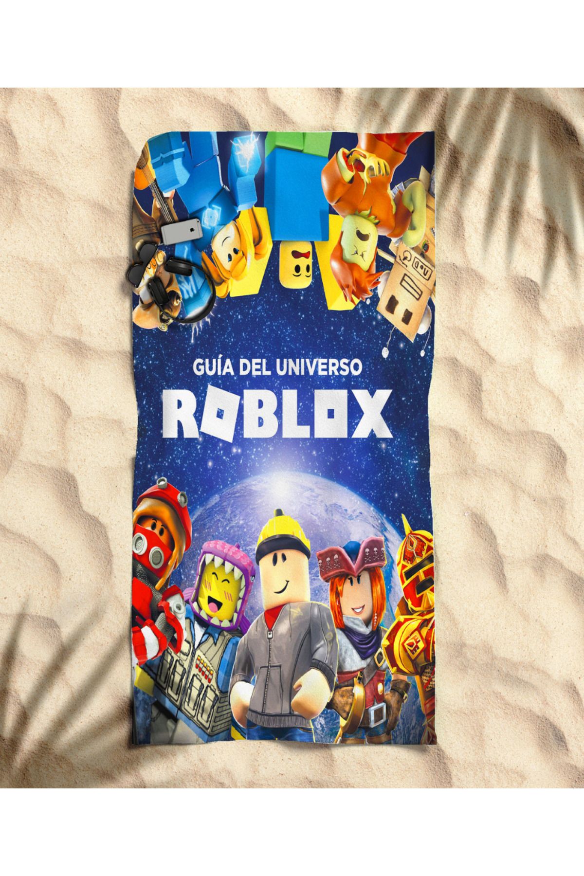 hediyechy Roblox Temalı Plaj Havlusu