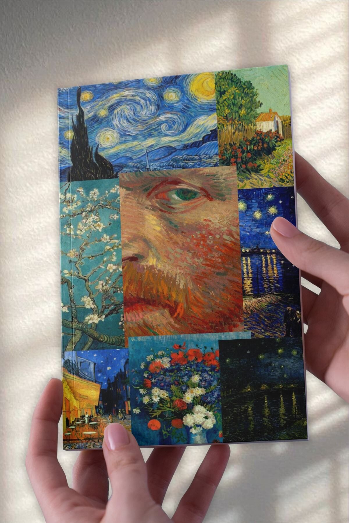 Ludios Van Gogh Kolaj Sanat A5 Çizgisiz Defter (50 Sayfa)