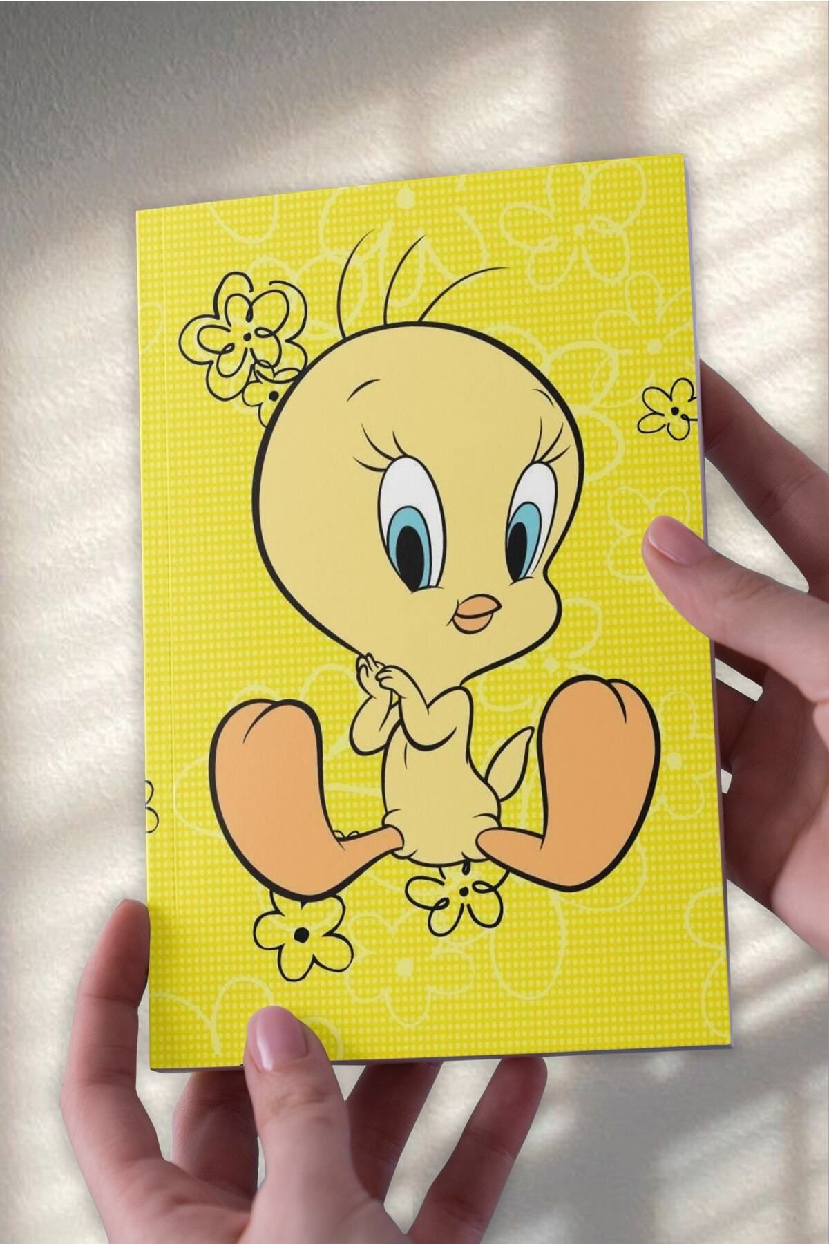 Ludios Sarı Tweety A5 Çizgisiz Defter (50 SAYFA)