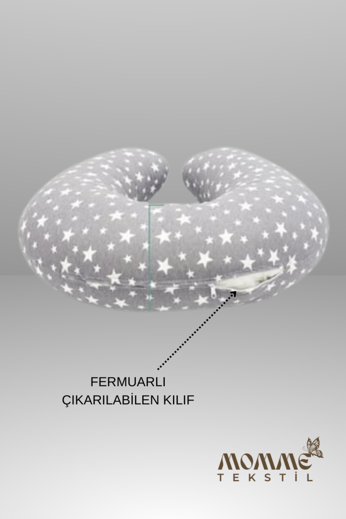 MoMMe Hamile Yastığı, Bebek Destek Minderi, Emzirme Yastığı, Hamile Yastığı fotoğrafı 3 (önizleme)