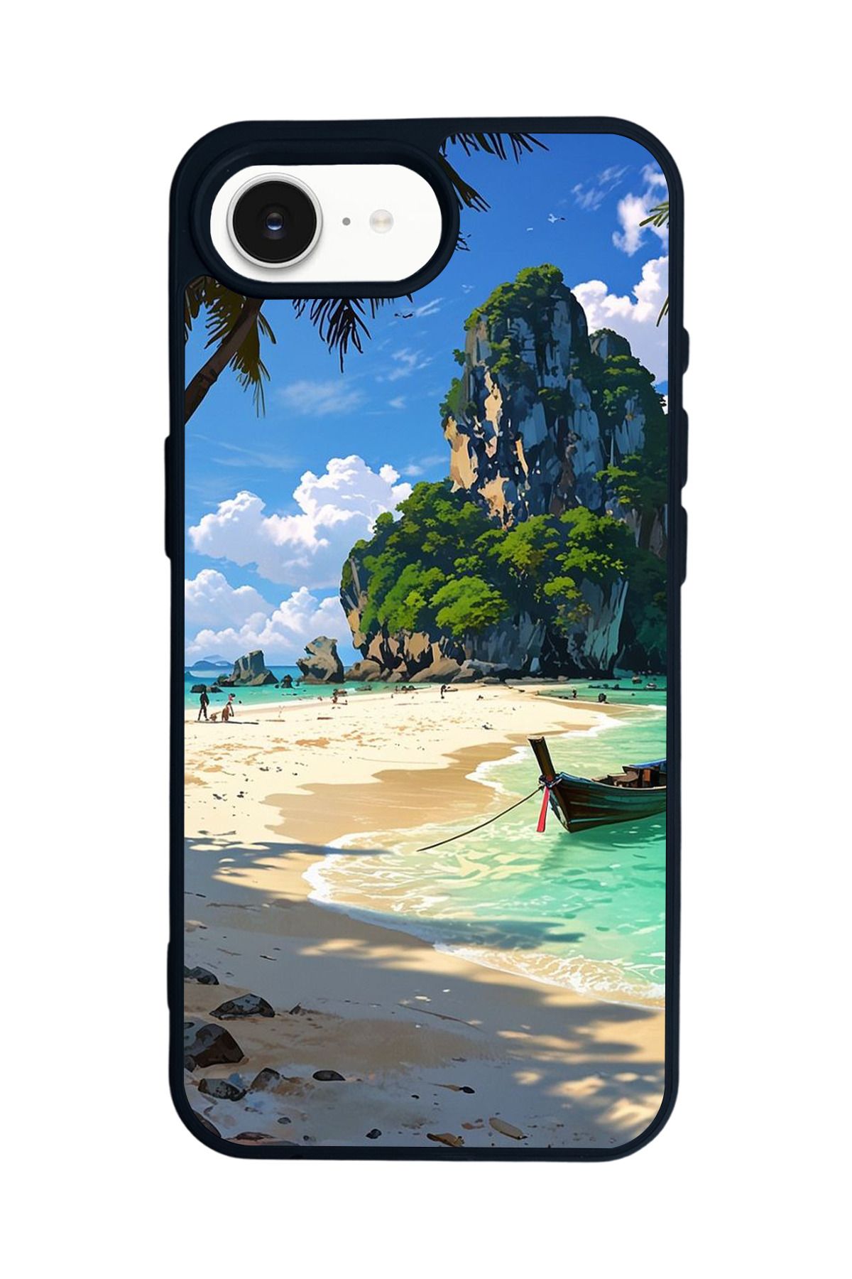BGAKSESUAR Apple iPhone 16E Siyah Silikon Kılıf Çiziklere ve Darbelere Karşı Koruma
