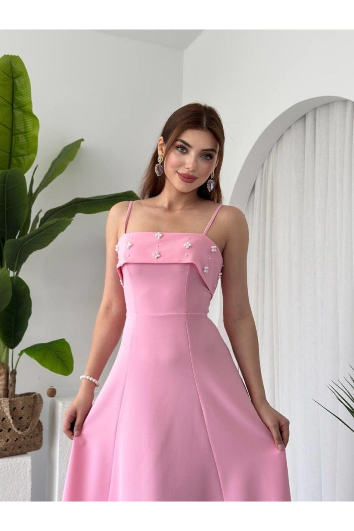 jupiter global bazaar Acco Taş Detaylı Elbise