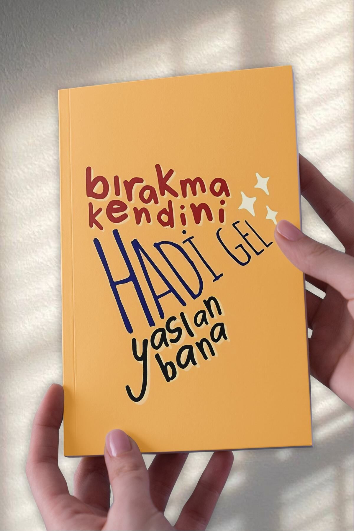 Ludios Bırakma Kendini Tasarımlı Desenli A5 Çizgisiz Defter (50 Sayfa)