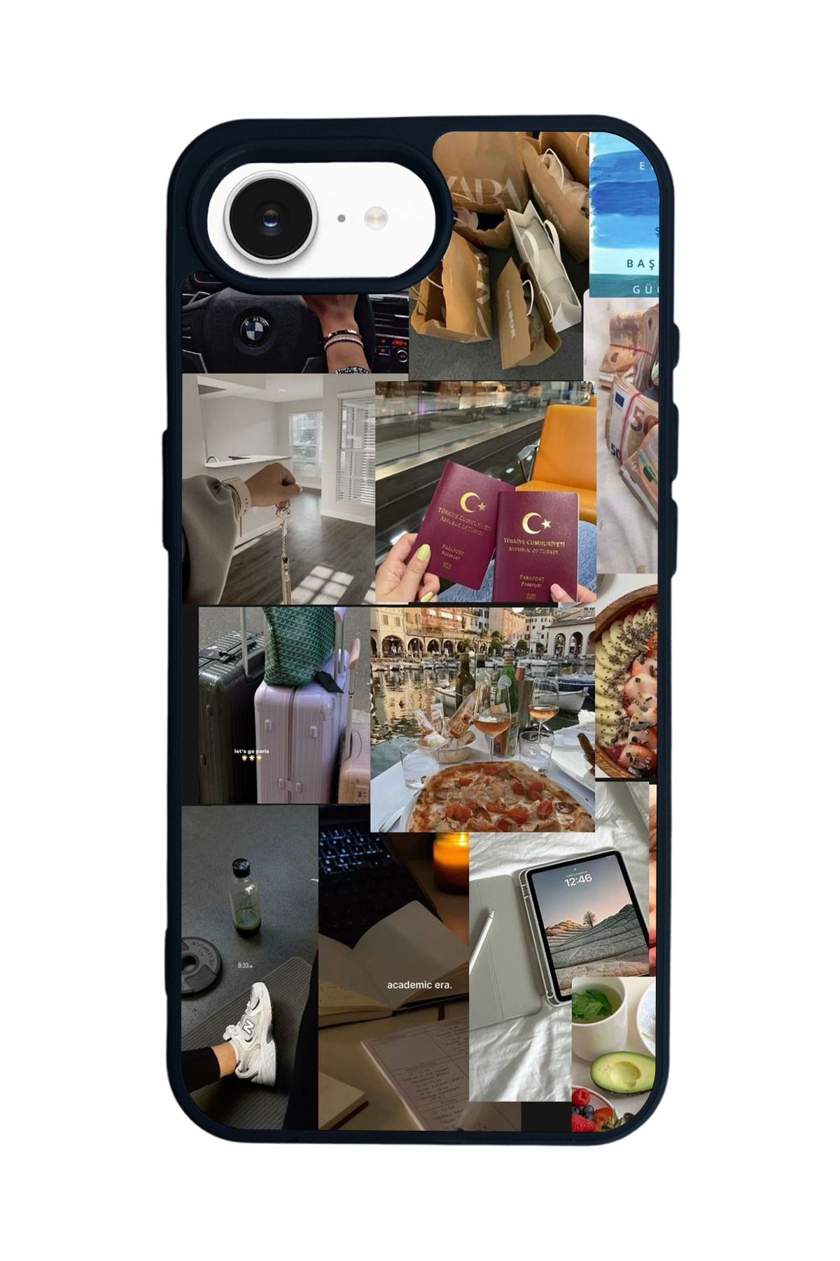 BGAKSESUAR Apple iPhone 16E Siyah Silikon Kılıf Çiziklere ve Darbelere Karşı Koruma