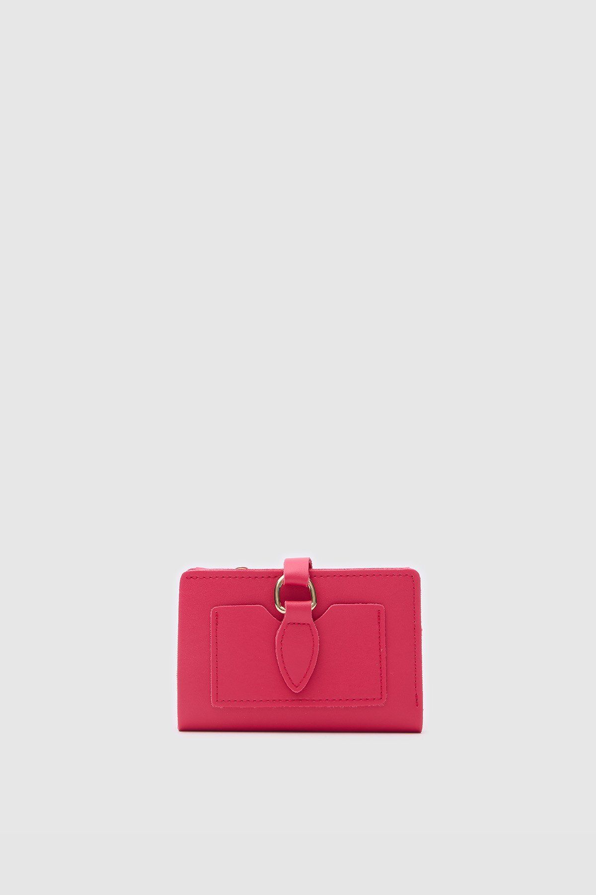 OLLBAG Afra Fuşya Renk Mini Cüzdan