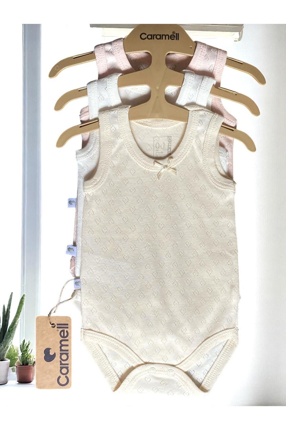 ALTINTAŞ BABY Yumuşak ve Nefes Alabilen %100 Pamuk 3'lü Body Set Kız Bebek