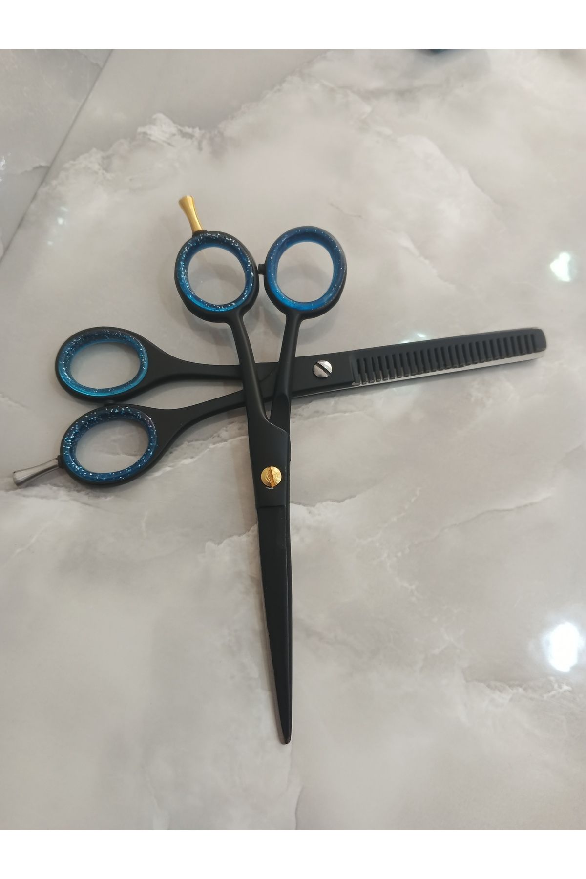 SMP Lazer kesim jilet ağız berber ve kuaför makas seti