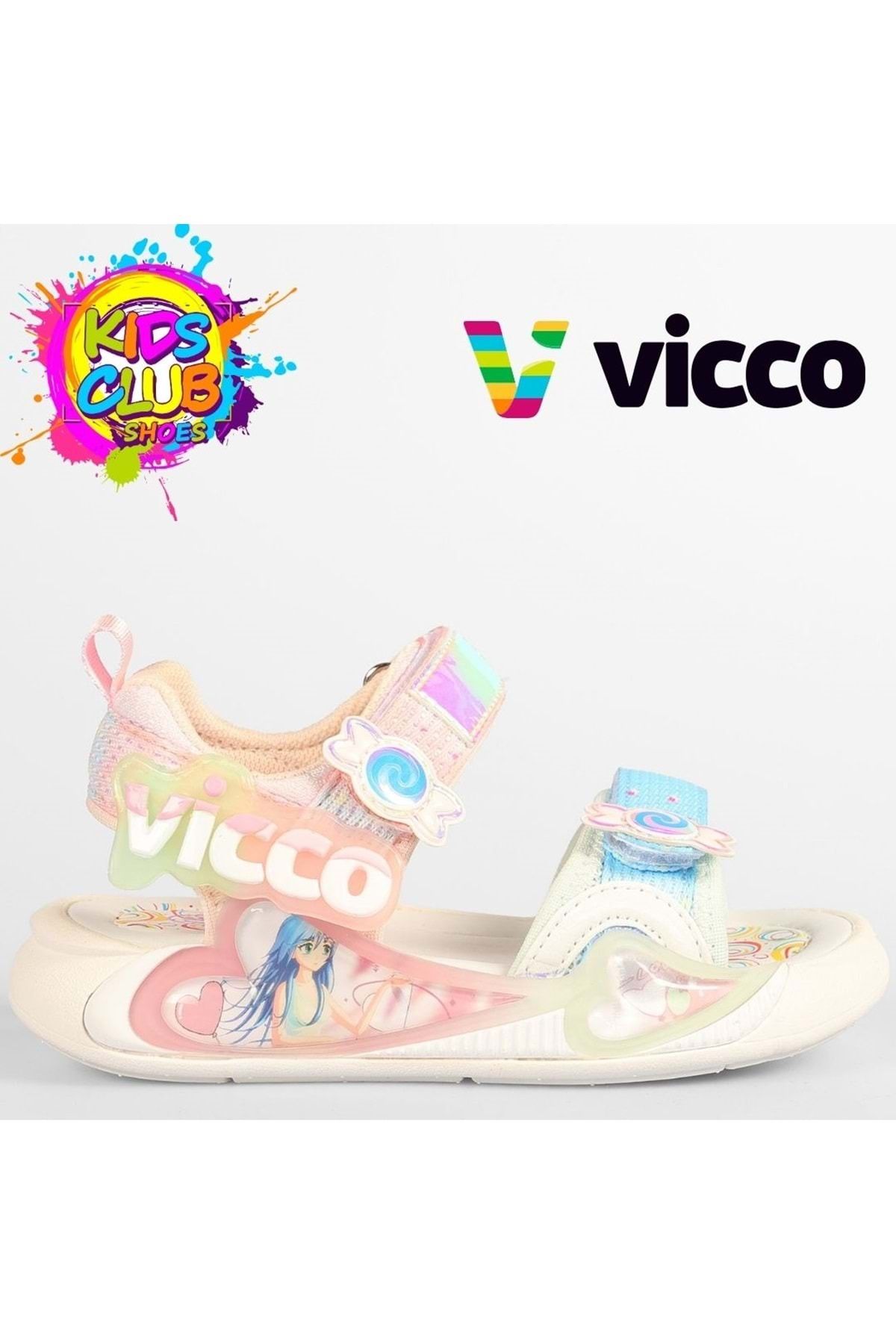 Vicco Arial Ortopedik Çocuk Sandalet Pudra