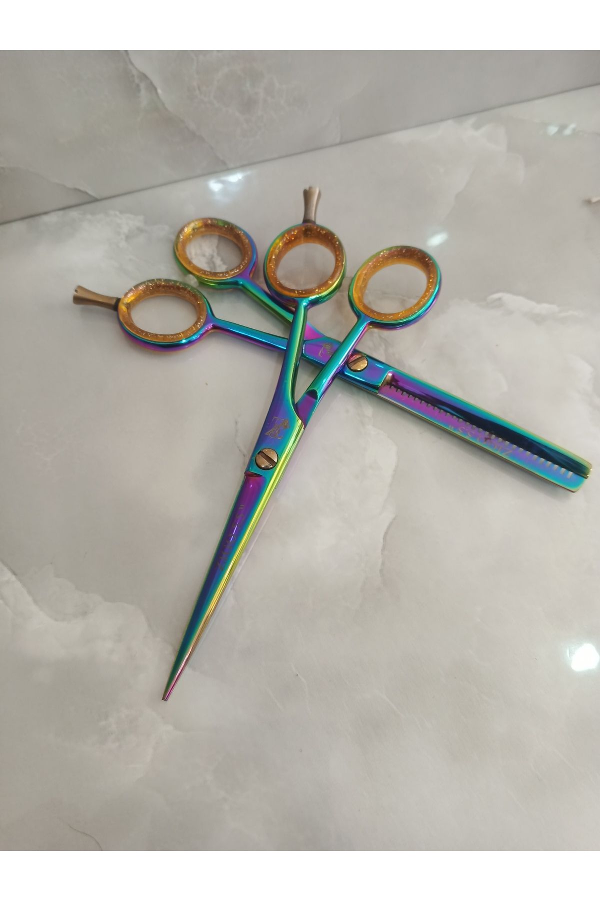 SMP Jilet ağız 5.5 inç lazer kesim berber set makas salon