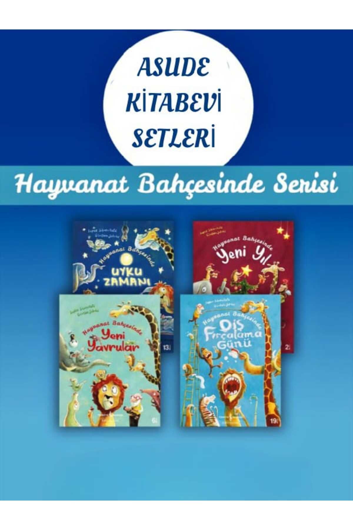 TÜRKİYE İŞ BANKASI KÜLTÜR YAYINLARI Hayvanat Bahçesinde Serisi 4 Kitap