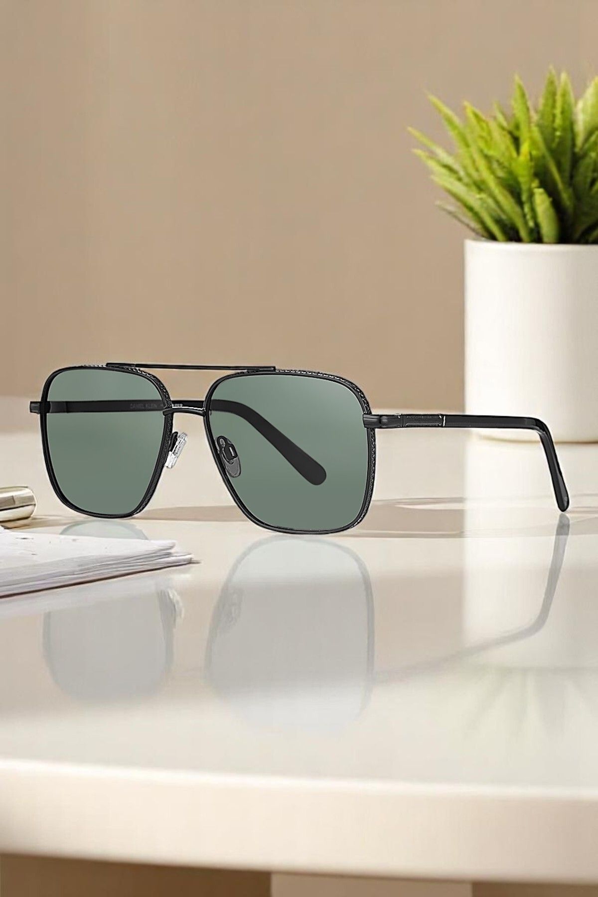 Daniel Klein Orijinal %100 Polarize UV400 Korumalı Siyah Renk Erkek Güneş Gözlüğü DKG6283C2