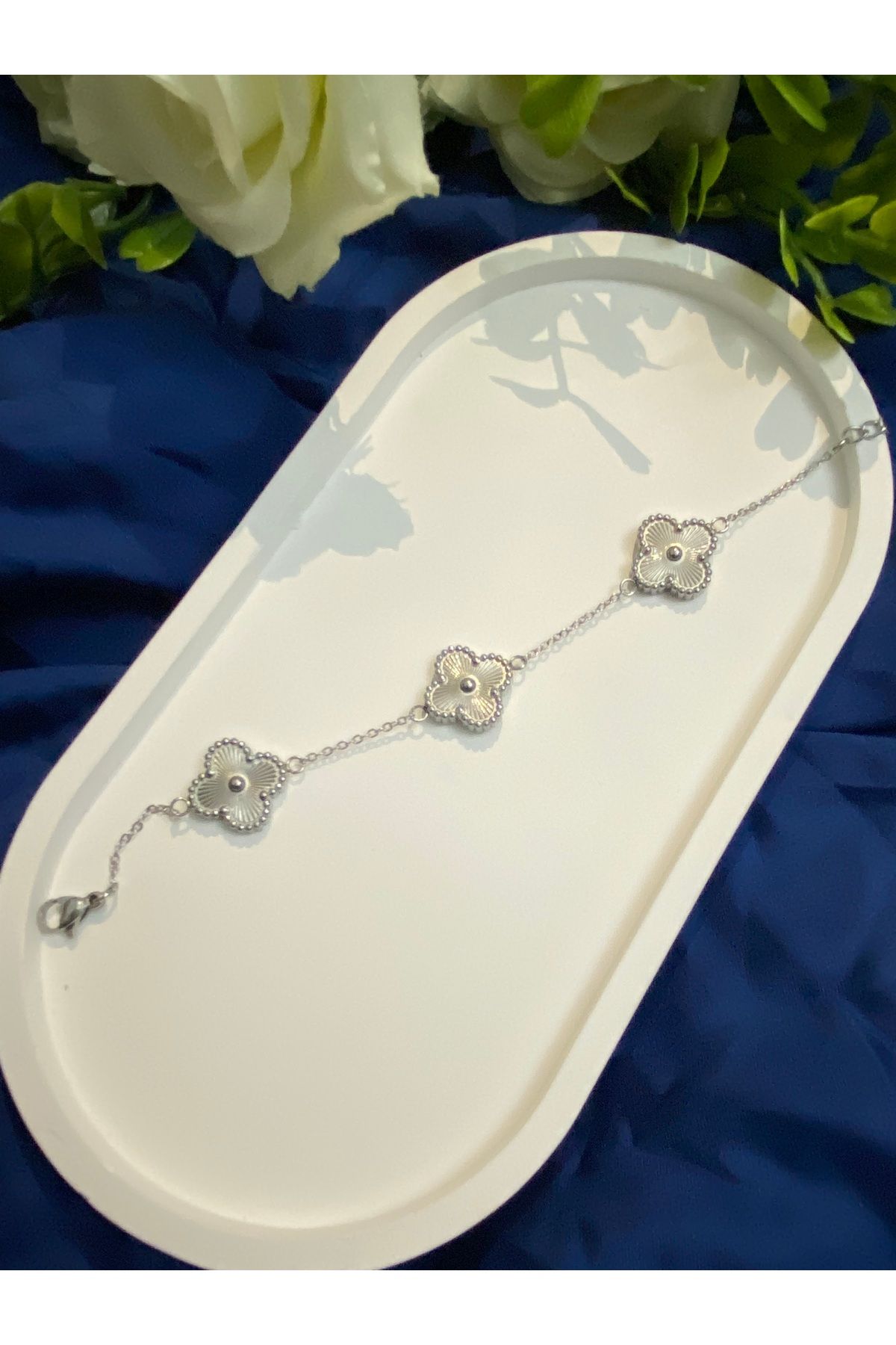asem jewelry YONCA MOTİFLİ ÇELİK BİLEKLİK