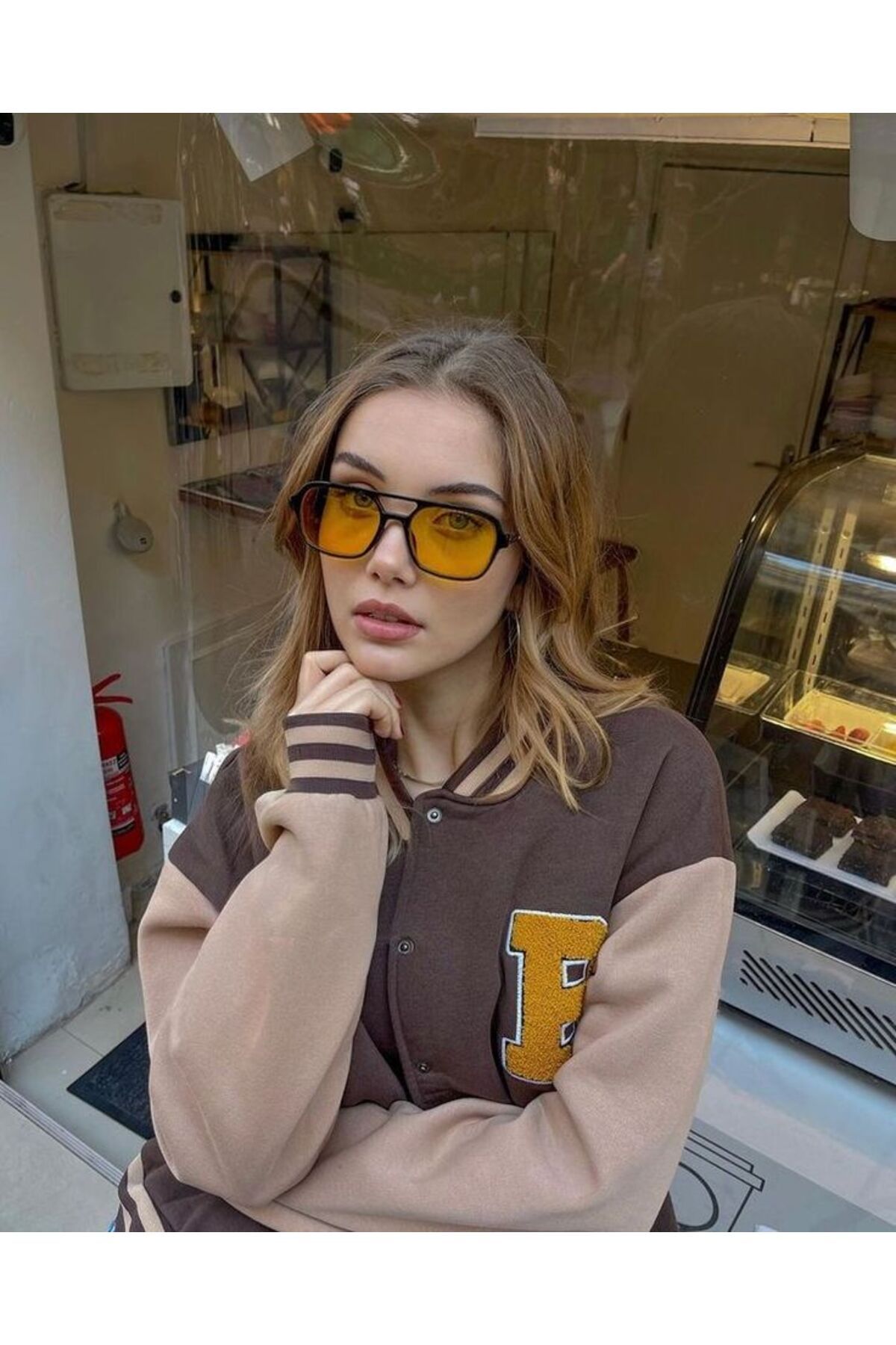Alexis Carrel YENİ SEZON TURUNCU CAMLI UNISEX TREND GÜNEŞ GÖZLÜĞÜ