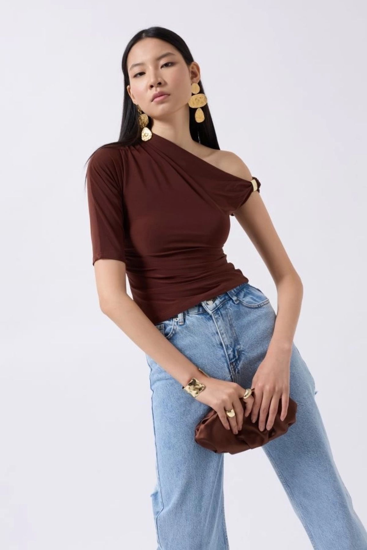 Silerra Aksesuar Detay Cutout Bluz