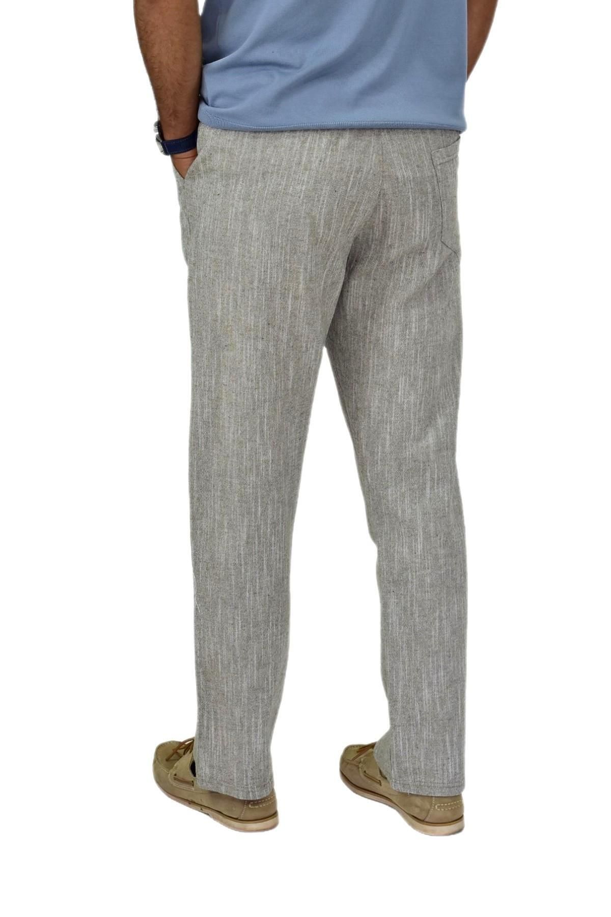 DYNAMO-Men's Cotton Summer Elastic Pants 1928 Bgl-St04596 5