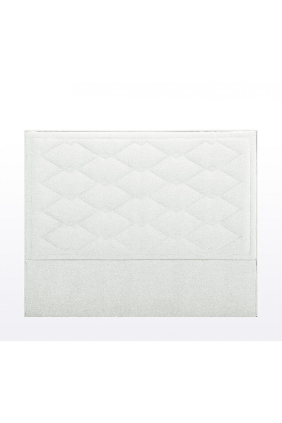 soufa dibaj-H187 | Velvet headboard - White - 120x200 cm 1