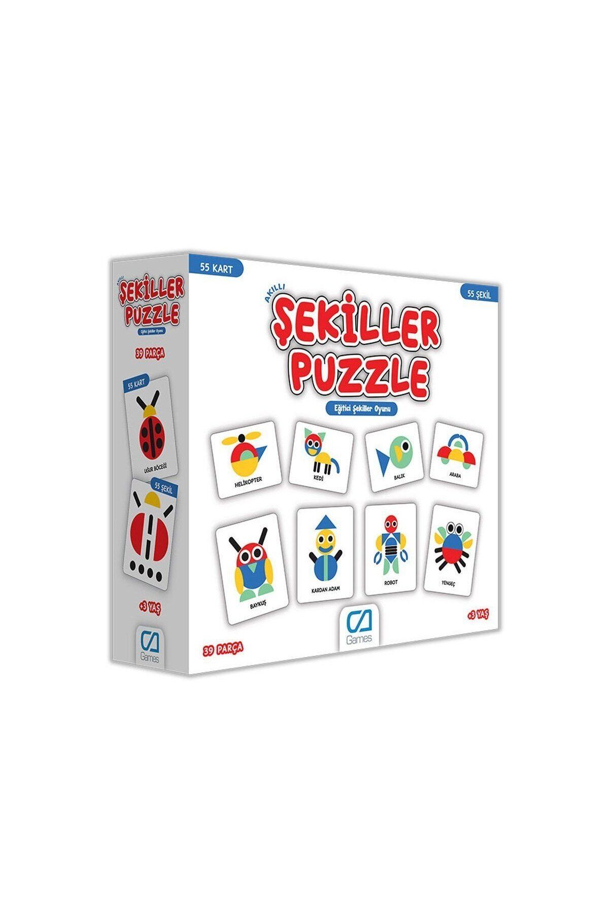 BYR Fırsat Byr 5114 , Şekiller Puzzle / +3 Yaş Yeni