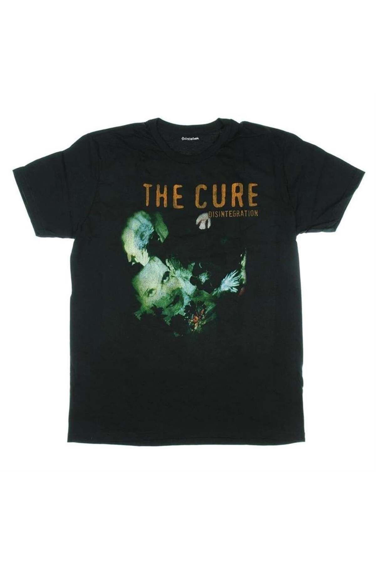 BALİNA Siyah The Cure - Disintegration (Unisex) T-Shirt THE SOLO
