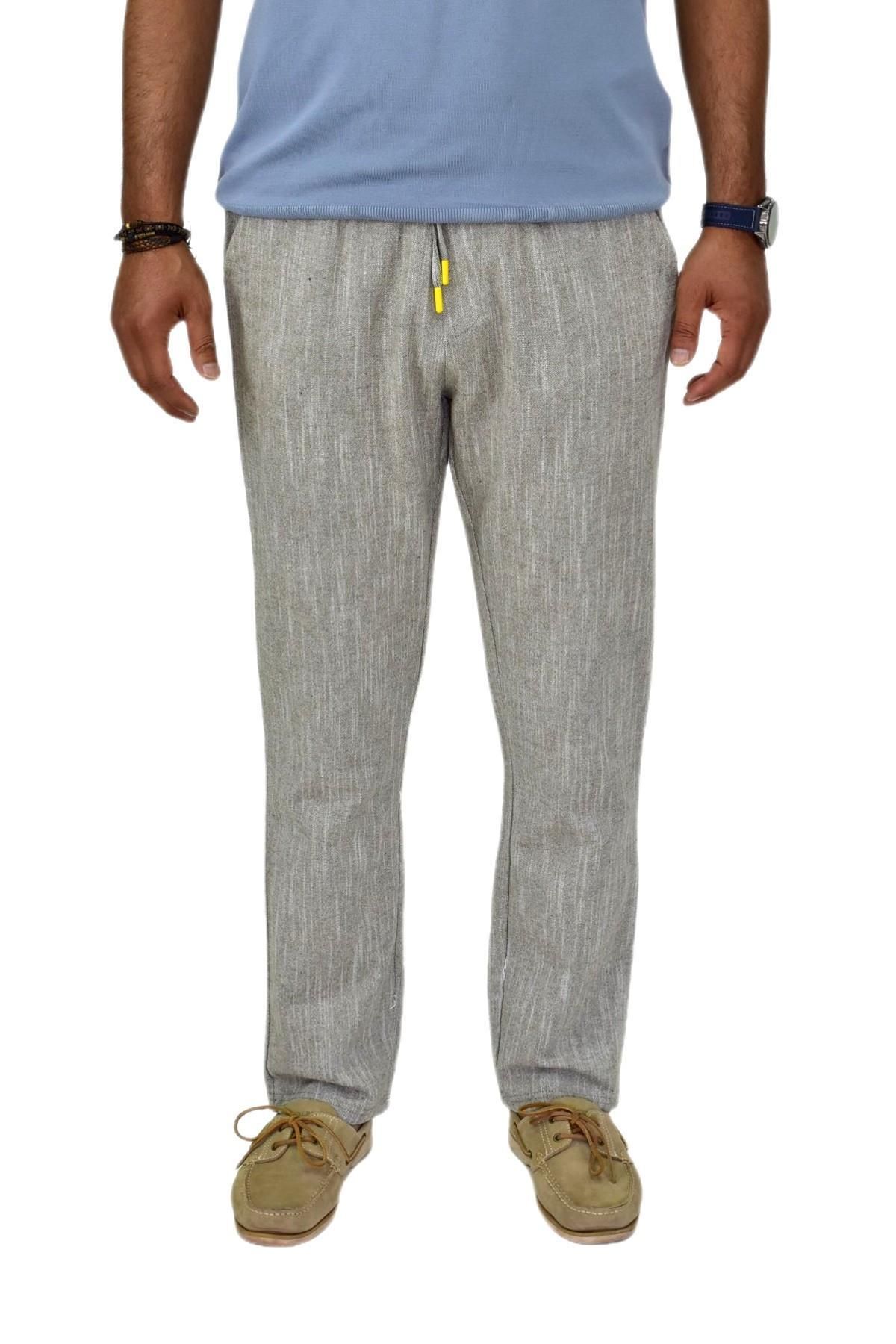 DYNAMO-Men's Cotton Summer Elastic Pants 1928 Bgl-St04596 3