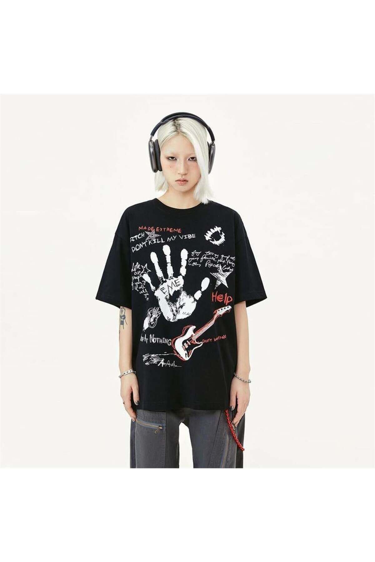 BALİNA Siyah Don't Kill My Vibe Unisex T-Shirt THE SOLO