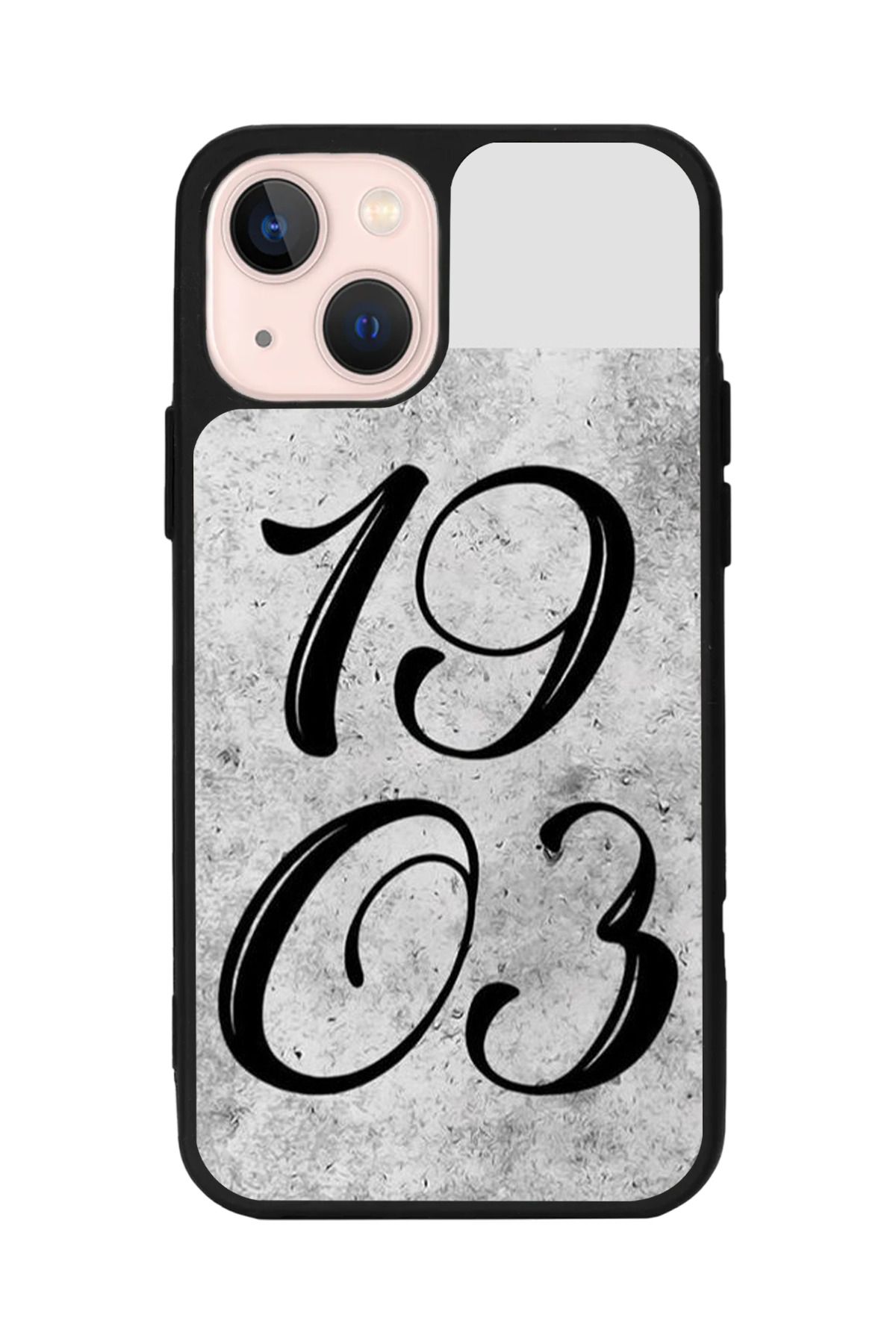 Aksel Kılıf Apple iPhone 14 Plus Uyumlu Baskılı, Mat Siyah,Yumuşak Silikon,Koruyucu,Şok Emici Kapak,Kılıf