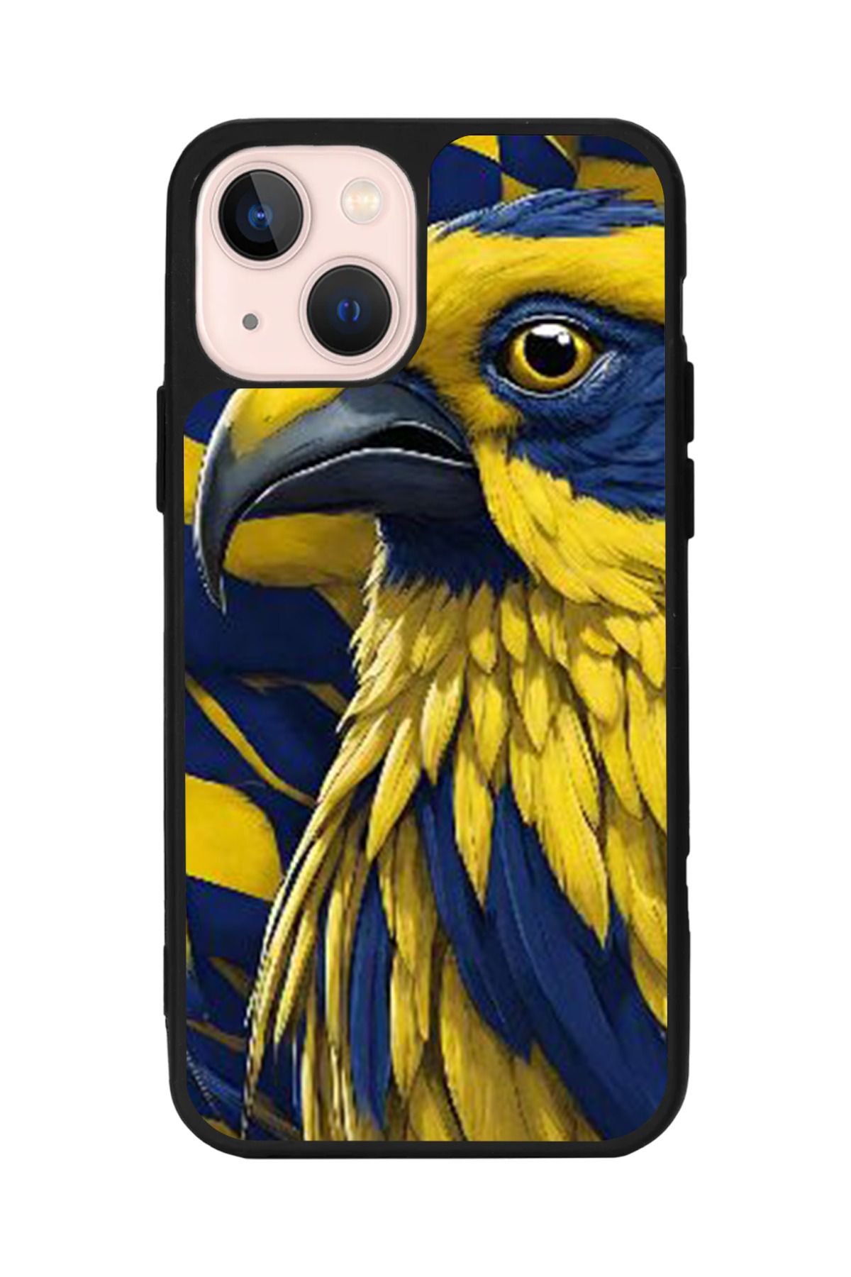 Aksel Kılıf Apple iPhone 15 Plus Uyumlu Baskılı,Mat Siyah,Yumuşak Silikon,Koruyucu,Şok Emici Kapak,Kılıf