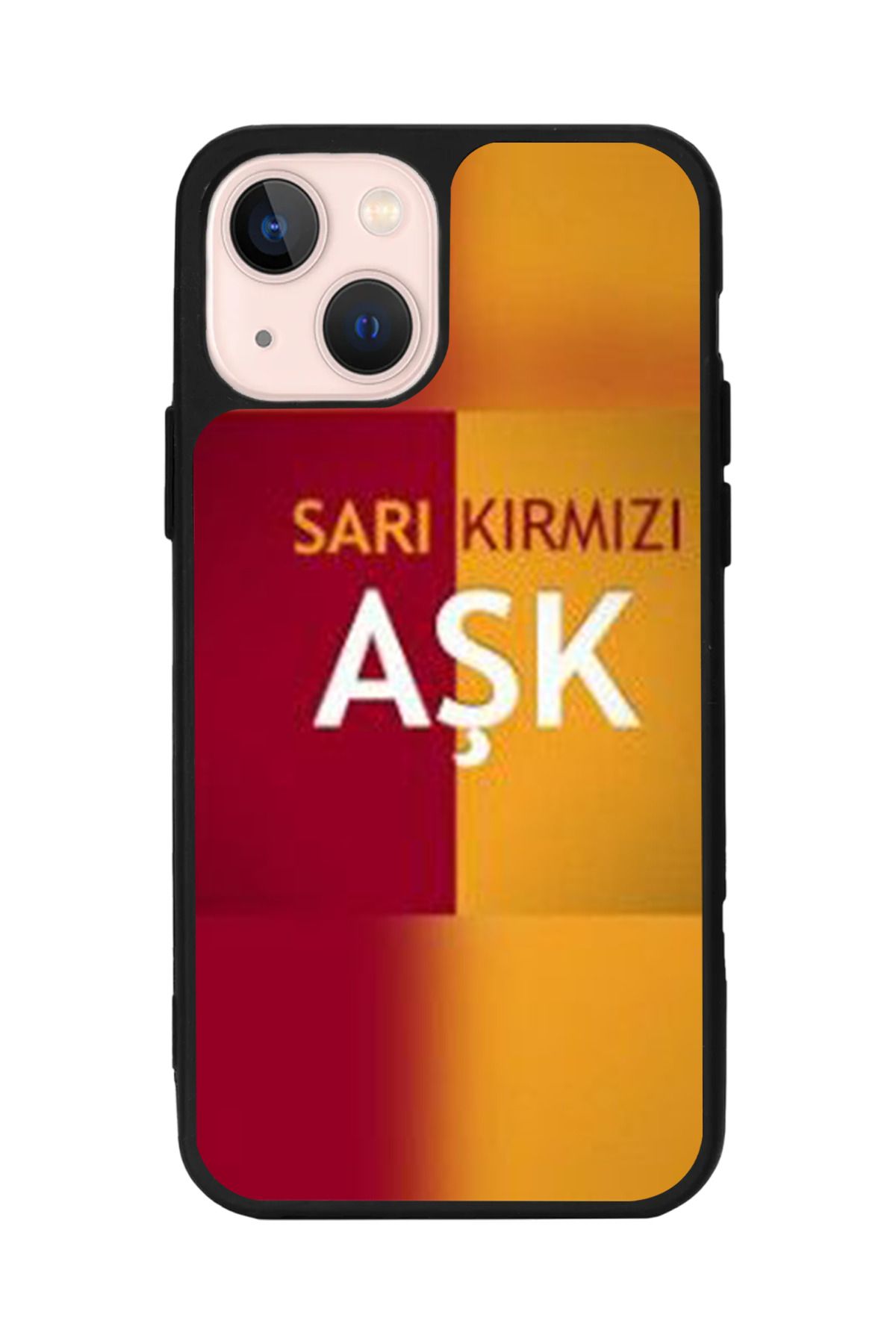 Aksel Kılıf Apple iPhone 14 Plus Uyumlu Baskılı, Mat Siyah,Yumuşak Silikon,Koruyucu,Şok Emici Kapak,Kılıf