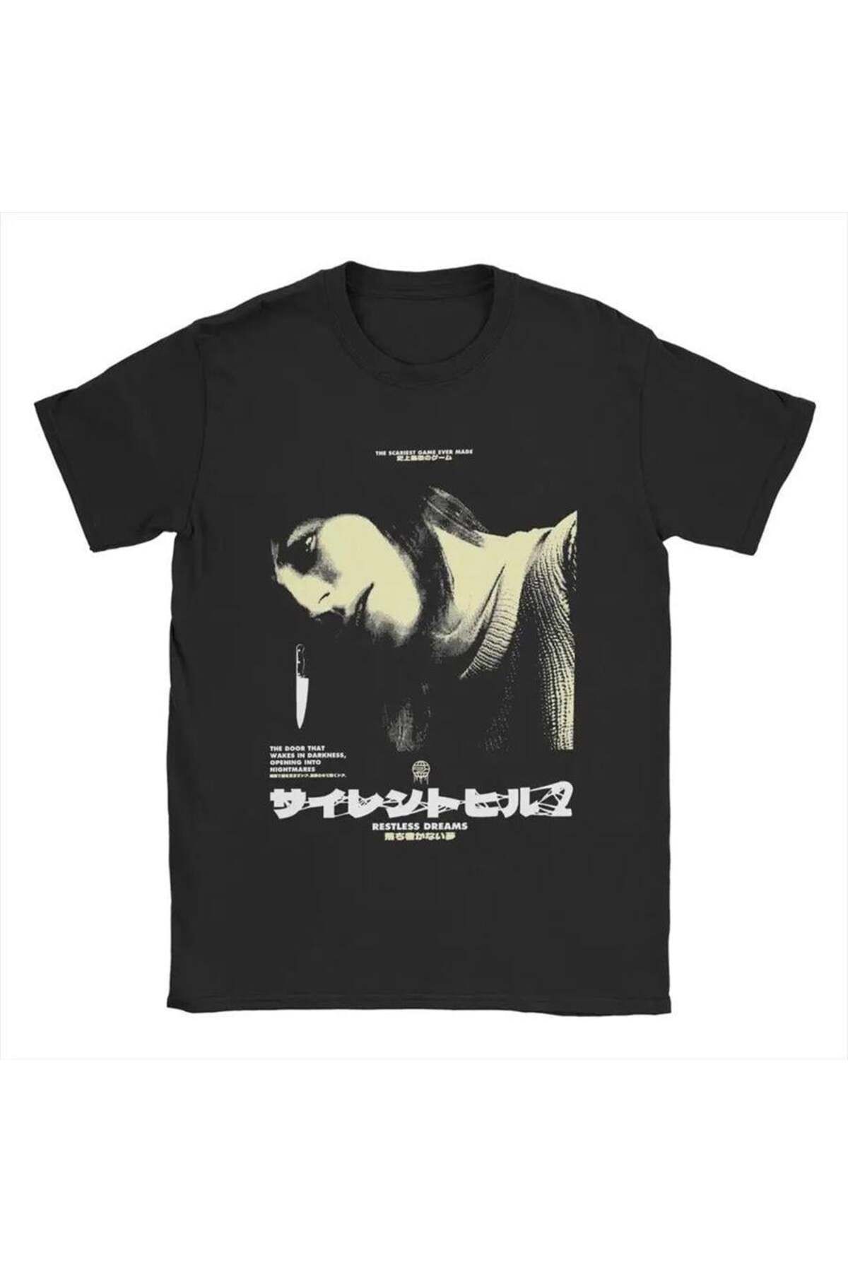 BALİNA Siyah Silent Hill Angela Orosco Unisex T-Shirt THE SOLO