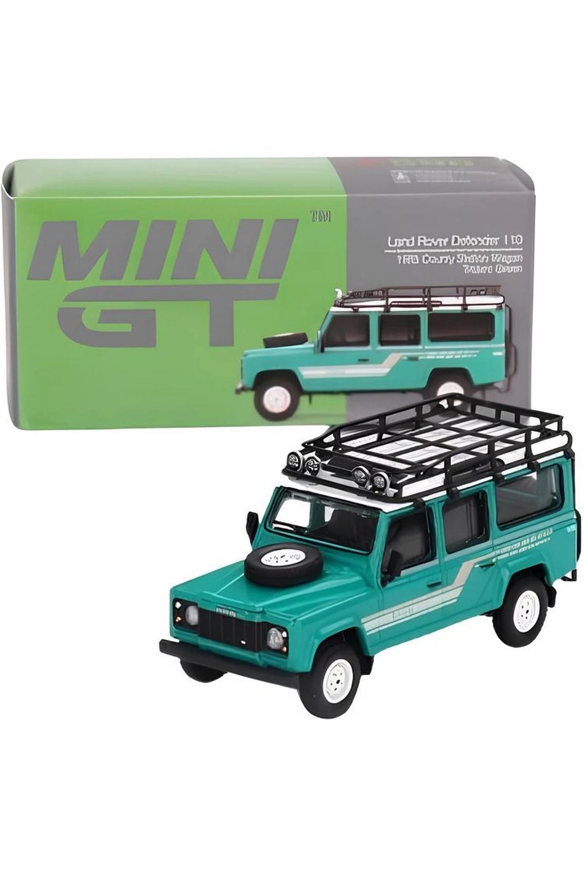 BYR Fırsat Byr 1-64 Land Rover Defender 110 1985 County Station Wagon Trident Green Yeni