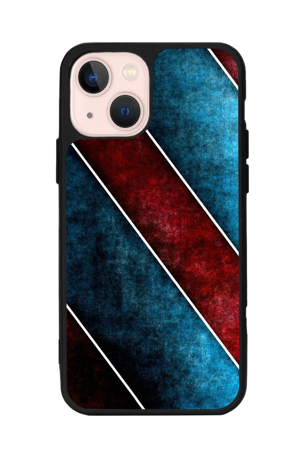 Aksel Kılıf Apple iPhone 14 Plus Uyumlu Baskılı, Mat Siyah,Yumuşak Silikon,Koruyucu,Şok Emici Kapak,Kılıf